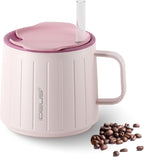 IDEUS Insulated Mug with Straw and Handle