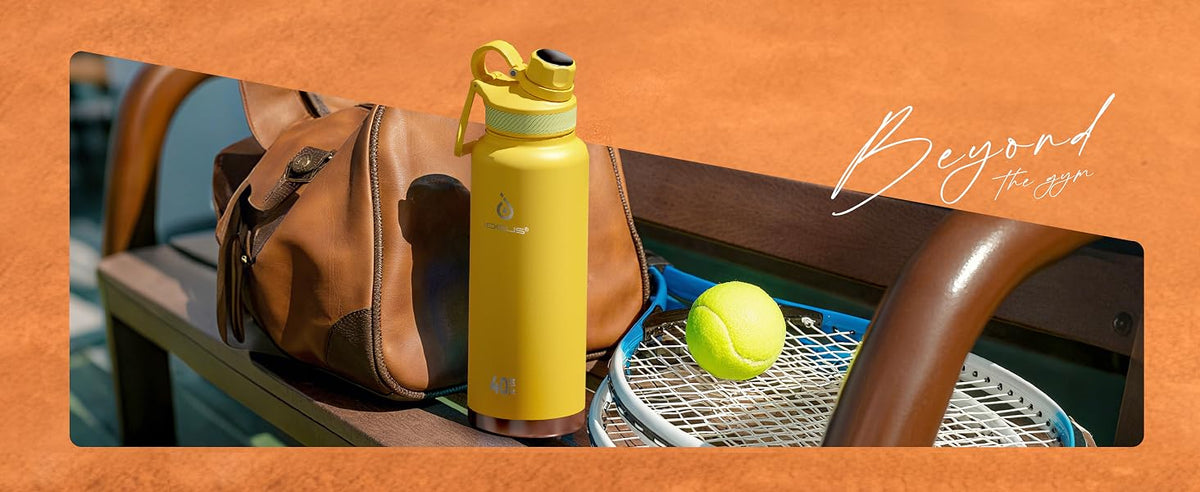 IDEUS 40oz Insulated Water Bottle with Handle