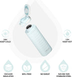 IDEUS 14oz Flat Insulated Water Bottle