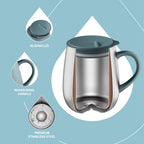IDEUS Egg-Shaped Insulated Coffee Cup