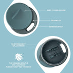 IDEUS Egg-Shaped Insulated Coffee Cup