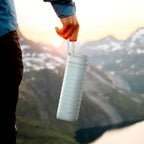 IDEUS 14oz Flat Insulated Water Bottle