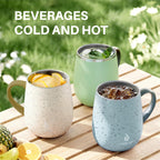 IDEUS Egg-Shaped Insulated Coffee Cup