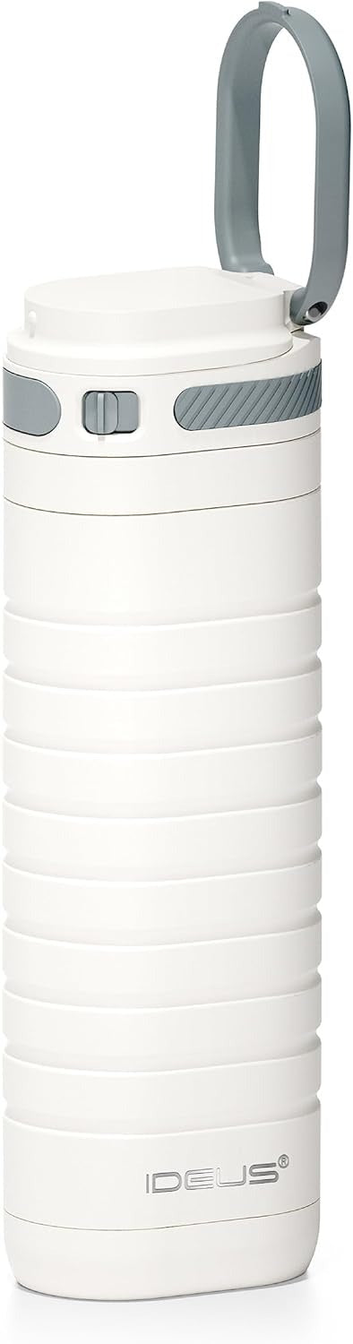 IDEUS 14oz Flat Insulated Water Bottle