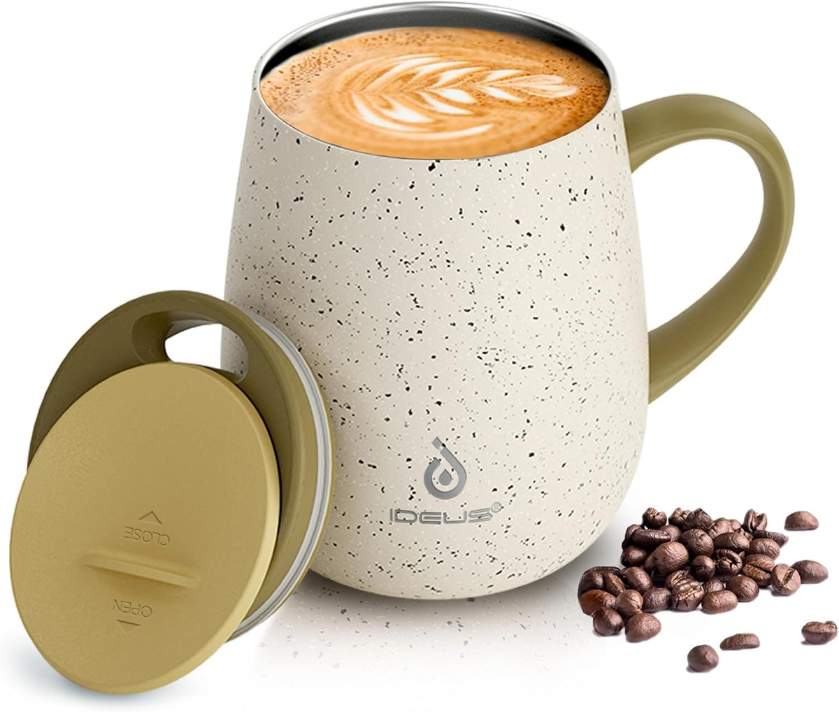 IDEUS Egg-Shaped Insulated Coffee Cup