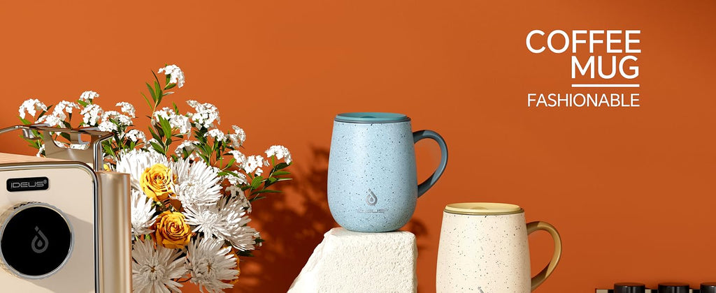 IDEUS Egg-Shaped Insulated Coffee Cup