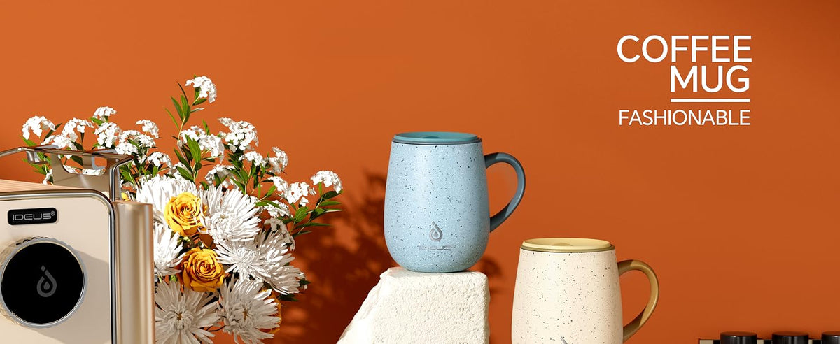 IDEUS Egg-Shaped Insulated Coffee Cup