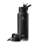 IDEUS 40oz Insulated Water Bottle with Handle