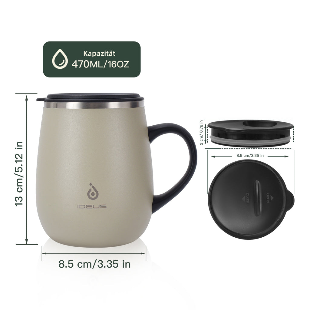 IDEUS Classic Insulated Coffee Mug