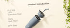 IDEUS 14oz Insulated Straw Tumbler