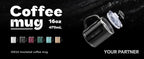 IDEUS 16oz Insulated Coffee Mug with Lid
