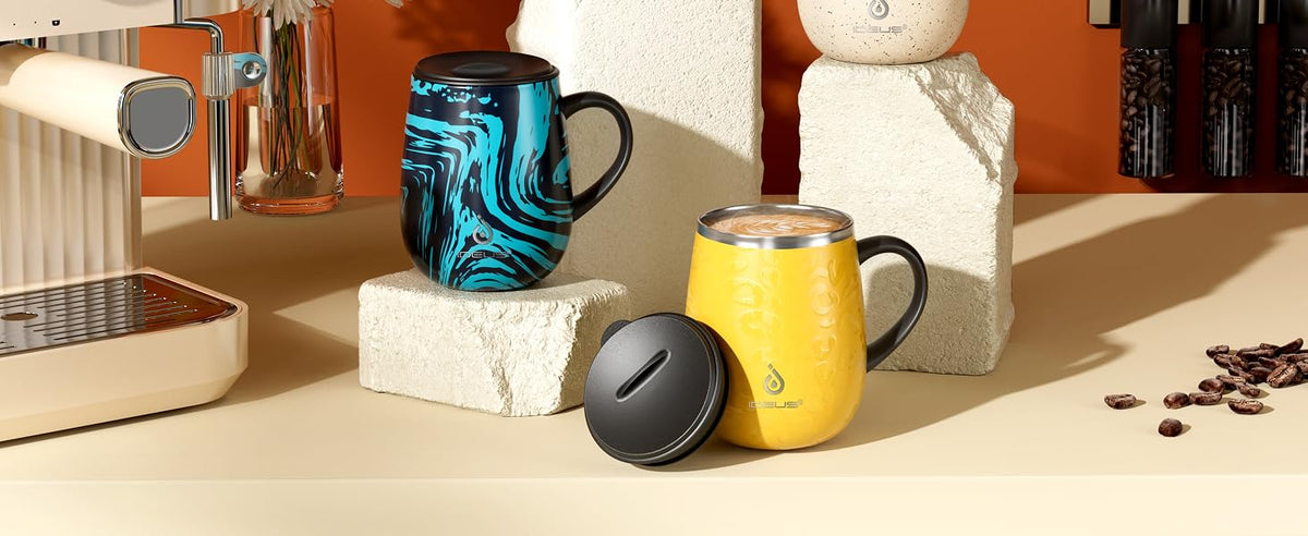 IDEUS Egg-Shaped Insulated Coffee Cup