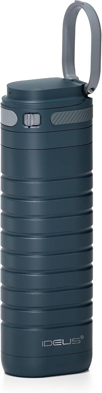 IDEUS 14oz Flat Insulated Water Bottle