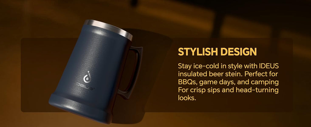 IDEUS 700ml Insulated Beer Tumbler