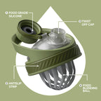 IDEUS Insulated Protein Shaker Bottle