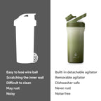 IDEUS Insulated Protein Shaker Bottle