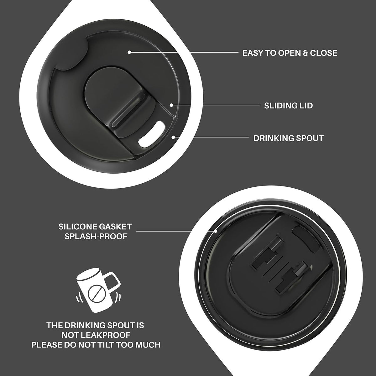 IDEUS Square Insulated Coffee Mug