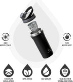 IDEUS Insulated Protein Shaker Bottle