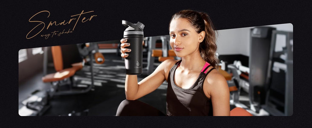 IDEUS Insulated Protein Shaker Bottle