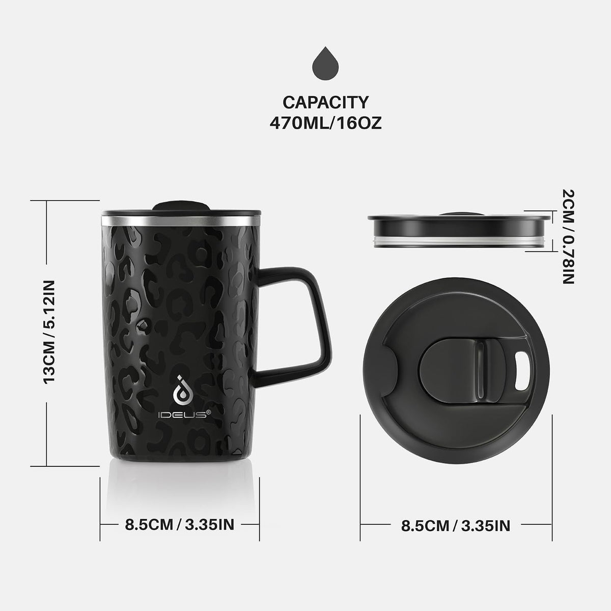 IDEUS Square Insulated Coffee Mug