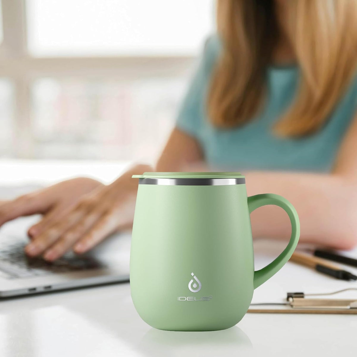 IDEUS Color-Matched Insulated Coffee Mug