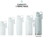 IDEUS 40oz Insulated Water Bottle with Handle