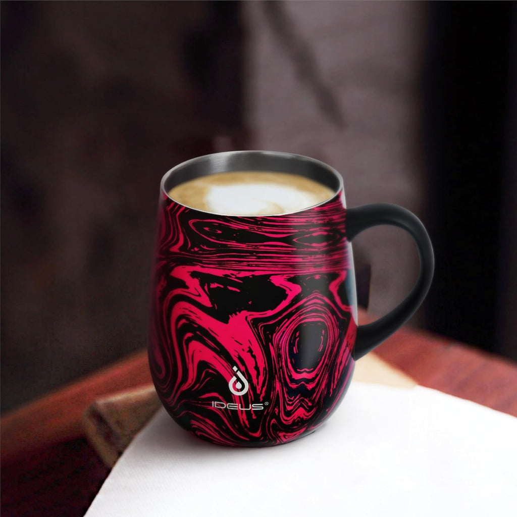 IDEUS Zebra Red Insulated Coffee Mug