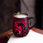 IDEUS Zebra Red Insulated Coffee Mug
