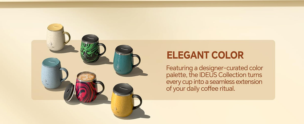 IDEUS Egg-Shaped Insulated Coffee Cup