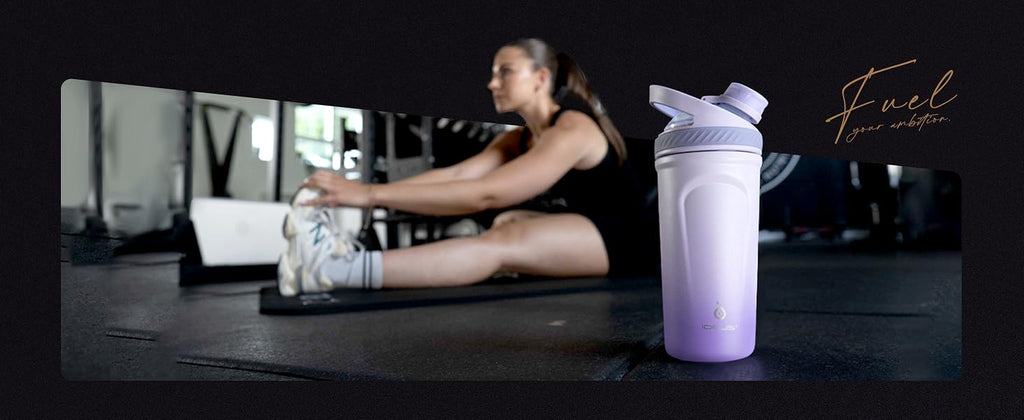 IDEUS Insulated Protein Shaker Bottle