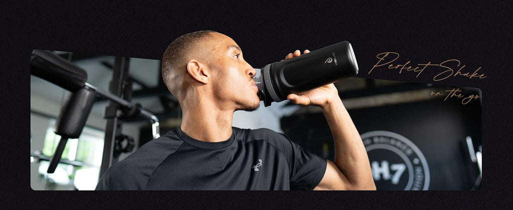 IDEUS Insulated Protein Shaker Bottle