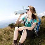 IDEUS 40oz Insulated Water Bottle with Handle
