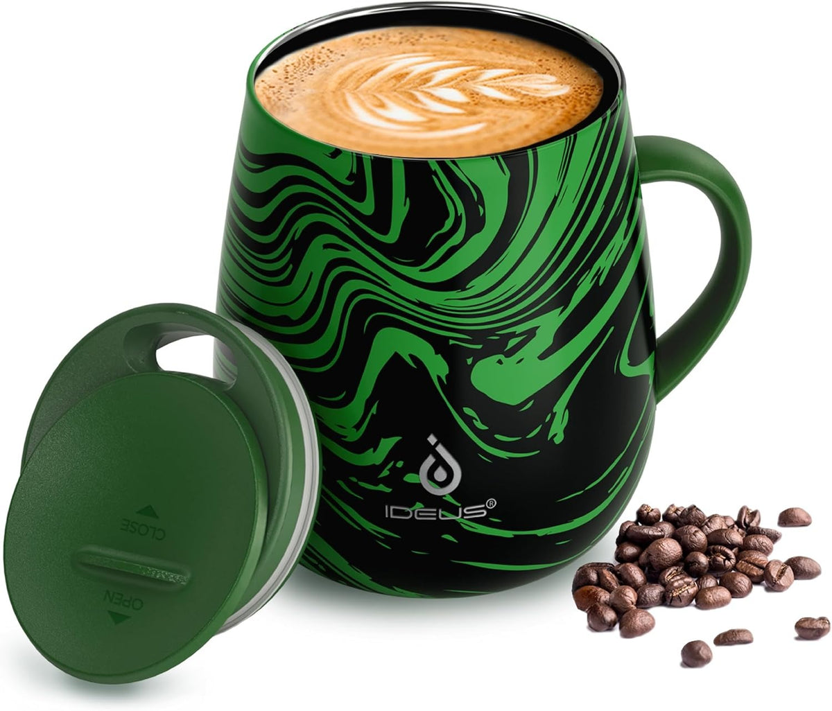 IDEUS Zebra Red Insulated Coffee Mug