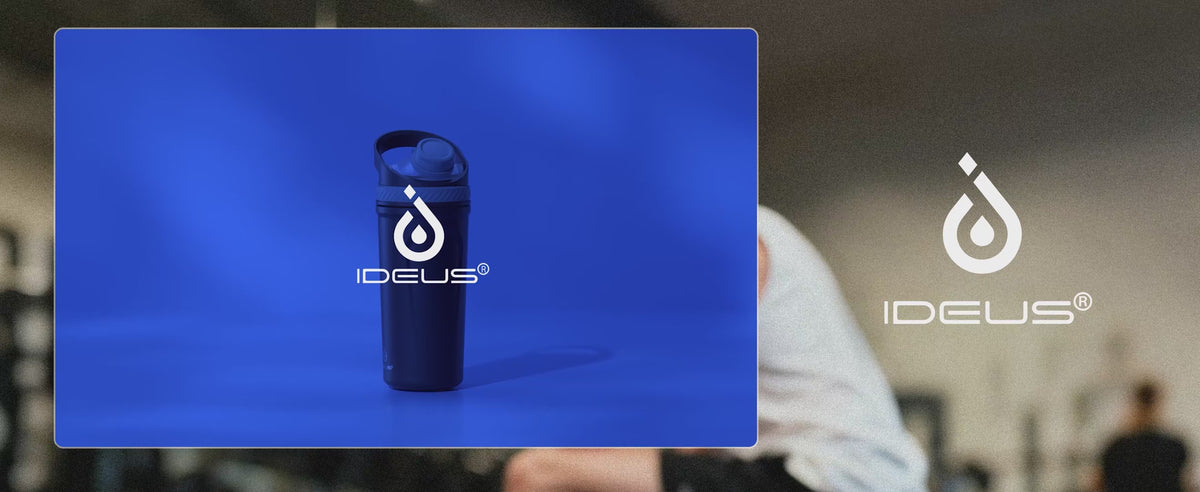 IDEUS Insulated Protein Shaker Bottle